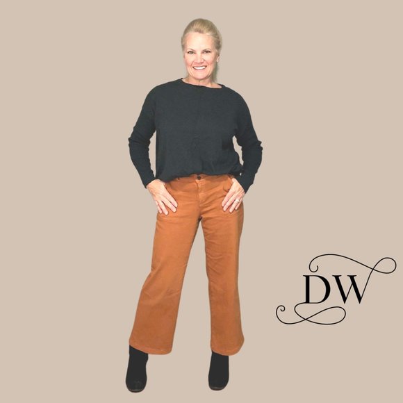 Charcoal Crew Neck Organic Cotton & Cashmere Sweater - Picture 7 of 9